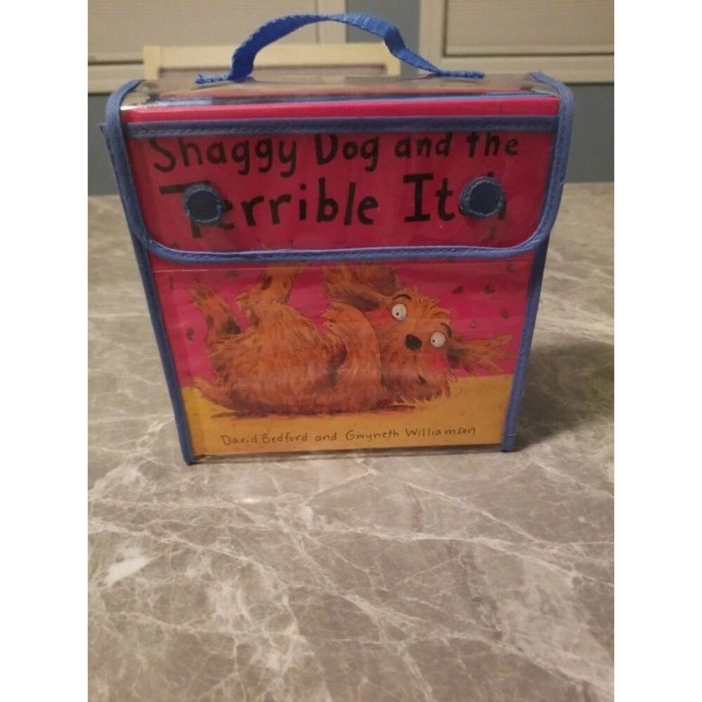 Children's books collection in carrying case